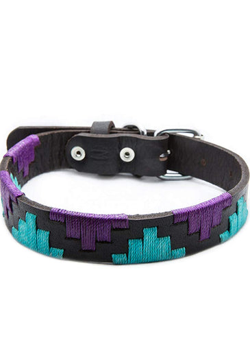 Gaucho Goods Tribal Leather Dog Collar