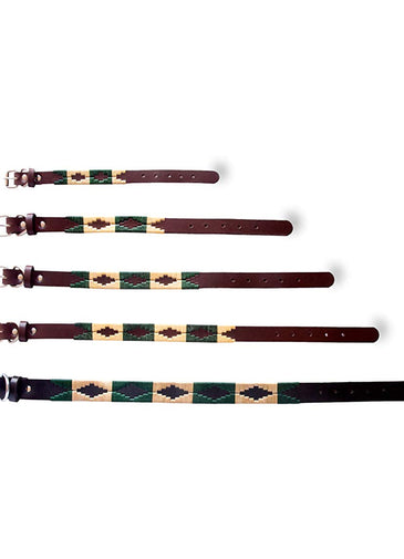 Gaucho Goods Tribal Leather Dog Collar