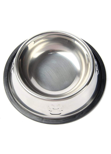 Qpey Pet Food Bowl Stainless Steel