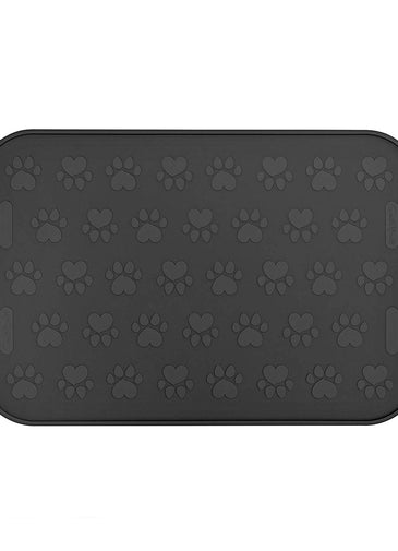 Waterproof Non Slip Fda Grade Silicone Cat Pet Bowl Feeding Placemat